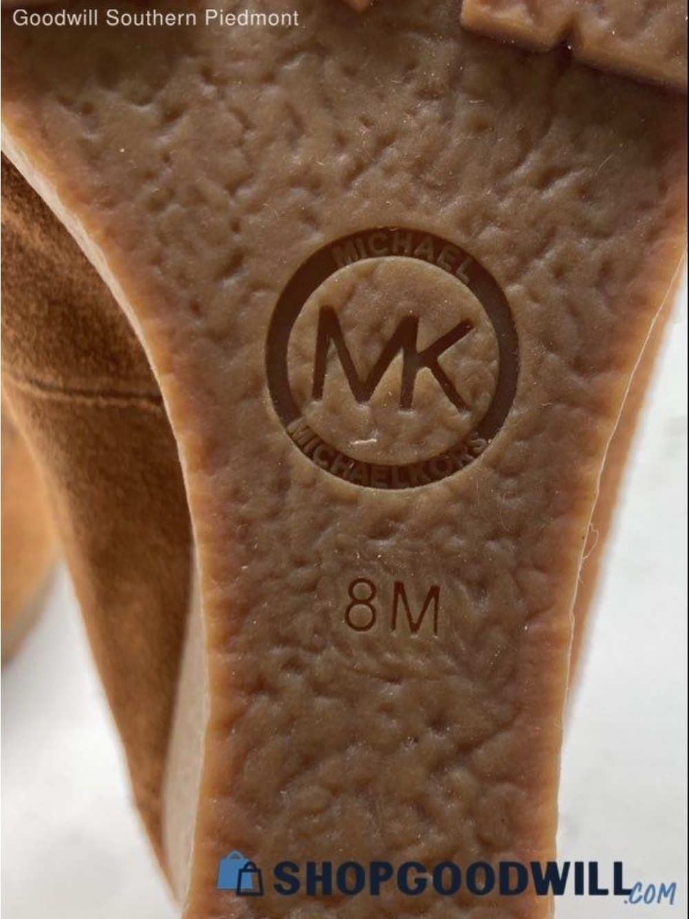 MICHAEL Michael Kors Chestnut Suede Wedge Loafers - Picture 6 of 6